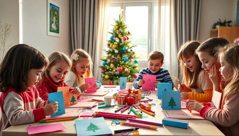 Las más hermosas tarjetas de Navidad para hacer con los niños 1 las mas hermosas tarjetas de navidad para hacer con los ninos 4