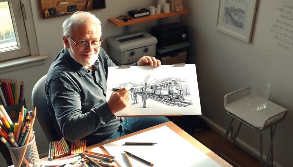 Cómo hacer, paso a paso, un dibujo de un tren 1 como hacer paso a paso un dibujo de un tren 5