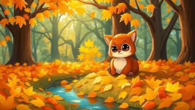 Dibujo de un osito en otoño 33 dibujo de un osito en otono 6