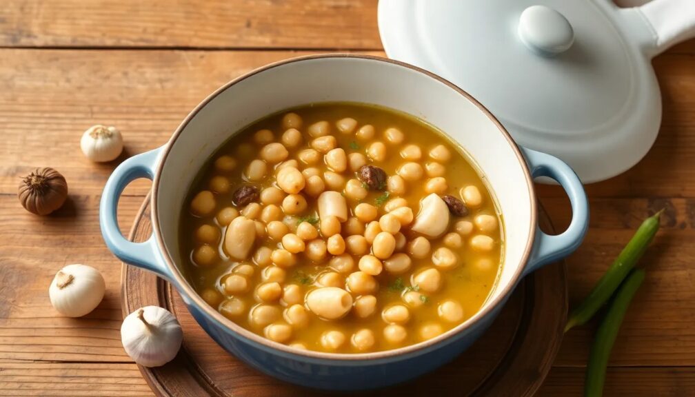 Garbanzos con bacalao y espinacas. Receta casera de cuchara 1 garbanzos con bacalao y espinacas receta casera de cuchara 5